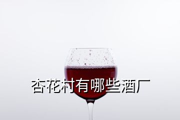 杏花村有哪些酒厂