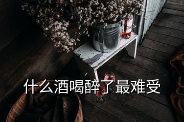 什么酒喝醉了最难受