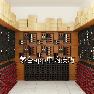 茅台app申购技巧