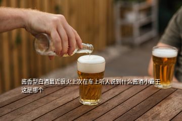 酱香型白酒最近很火上次在车上听人说到什么酱酒小霸王这是哪个