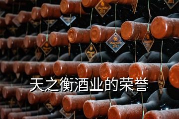 天之衡酒业的荣誉