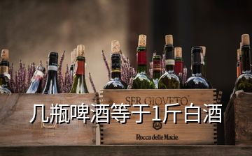 几瓶啤酒等于1斤白酒