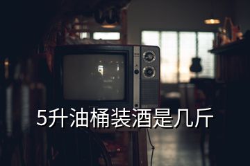 5升油桶装酒是几斤