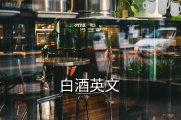 白酒英文