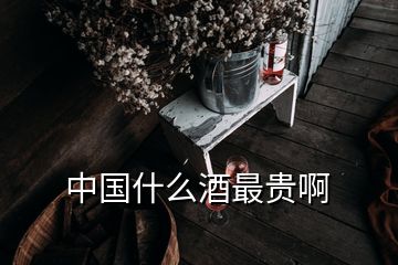 中国什么酒最贵啊