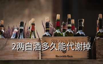 2两白酒多久能代谢掉