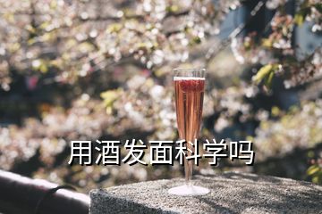 用酒发面科学吗