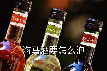 海马酒要怎么泡