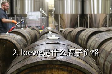 2. loewe是什么牌子价格