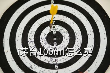 i茅台100ml怎么买