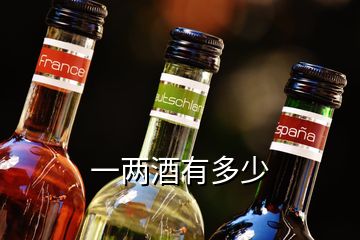 一两酒有多少