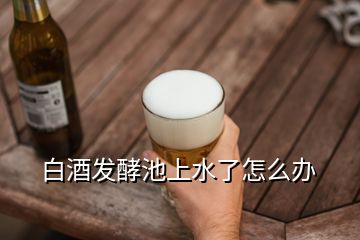 白酒发酵池上水了怎么办