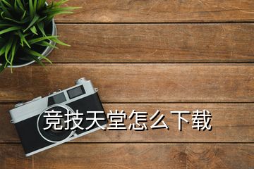 竞技天堂怎么下载