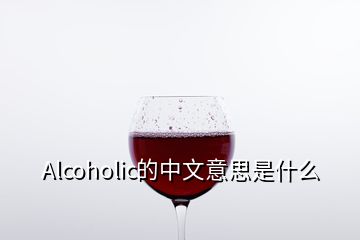 Alcoholic的中文意思是什么
