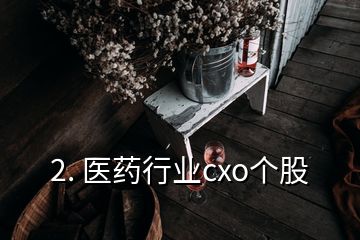 2. 医药行业cxo个股