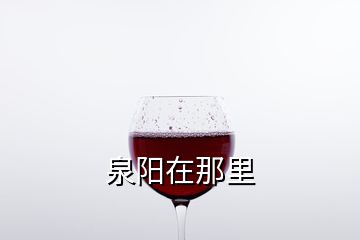 泉阳在那里