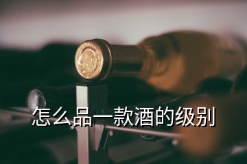 怎么品一款酒的级别