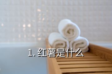 1. 红薯是什么