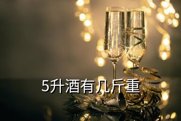 5升酒有几斤重