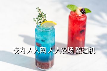 校内 人人网 人人农场 酿酒机