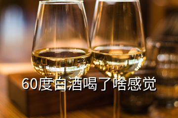 60度白酒喝了啥感觉