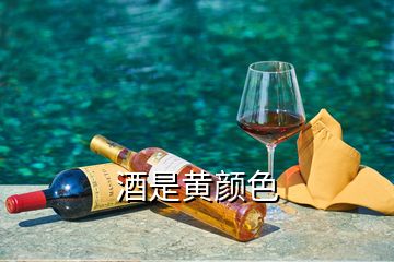 酒是黄颜色