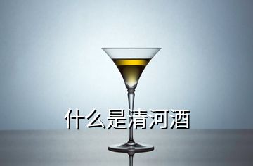 什么是清河酒