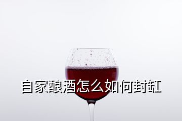 自家酿酒怎么如何封缸