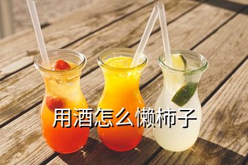 用酒怎么懒柿子