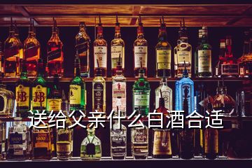 送给父亲什么白酒合适