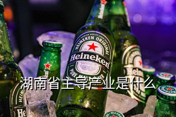 湖南省主导产业是什么