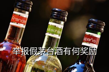 举报假茅台酒有何奖励