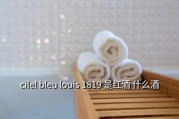 cilel bleu louis 1819 是红酒 什么酒