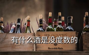 有什么酒是没度数的