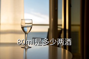 80ml是多少两酒