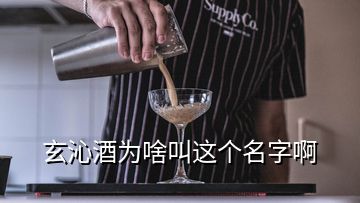 玄沁酒为啥叫这个名字啊