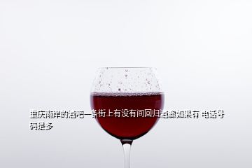 重庆南岸的酒吧一条街上有没有间回归酒廊如果有 电话号码是多