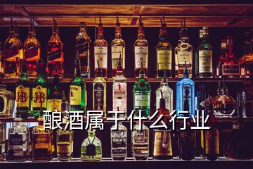 酿酒属于什么行业