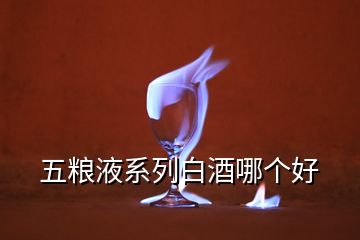 五粮液系列白酒哪个好