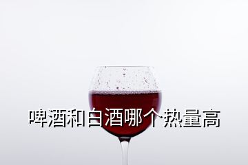 啤酒和白酒哪个热量高