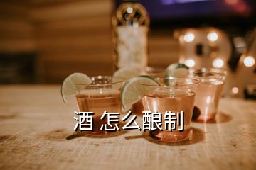 酒 怎么酿制