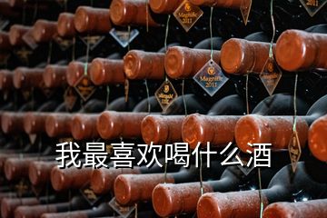 我最喜欢喝什么酒