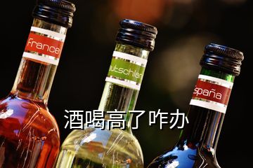 酒喝高了咋办