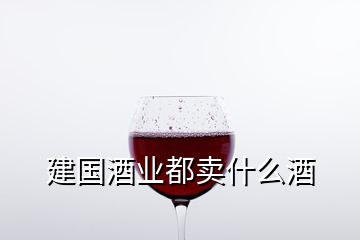 建国酒业都卖什么酒