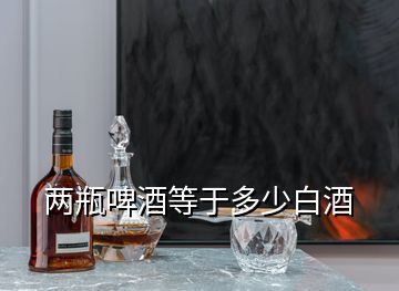 两瓶啤酒等于多少白酒