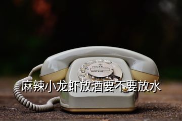 麻辣小龙虾放酒要不要放水