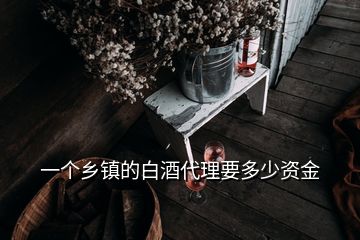 一个乡镇的白酒代理要多少资金