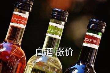 白酒 涨价