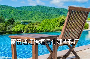 莆田涵江梧塘镇有哪些鞋厂