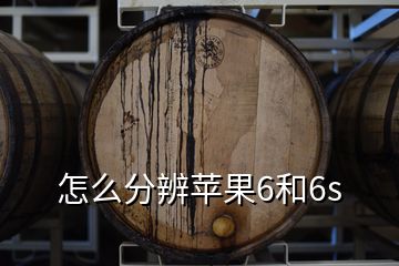 怎么分辨苹果6和6s